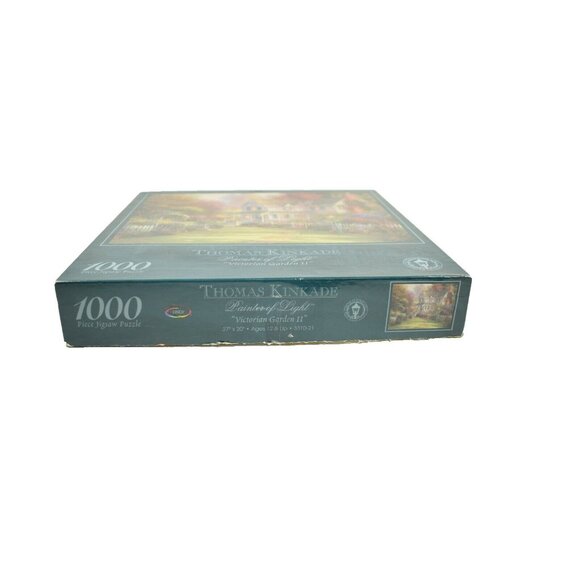 Ceaco Thomas Kinkade Victorian Garden II 1000 Piece Jigsaw Puzzle Complete - Picture 6 of 8